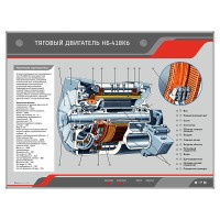 Электрифицированный стенд "Тяговый двигатель НБ-418К6"