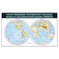 Магнитно-маркерная доска "Способ определения географического положения объекта на базе навигационной системы ГЛОНАСС"