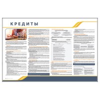 Стенд информационный "Кредиты"