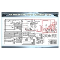 Электрифицированный стенд "Электрическая схема тепловоза ЧМЭЗ" (с компьютерным управлением)