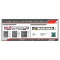 Стенд электрифицированный "Планировка купейного вагона 61-4440 со спальными местами"