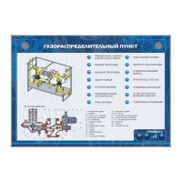 Стенд электрифицированный "Газораспределительный пункт"